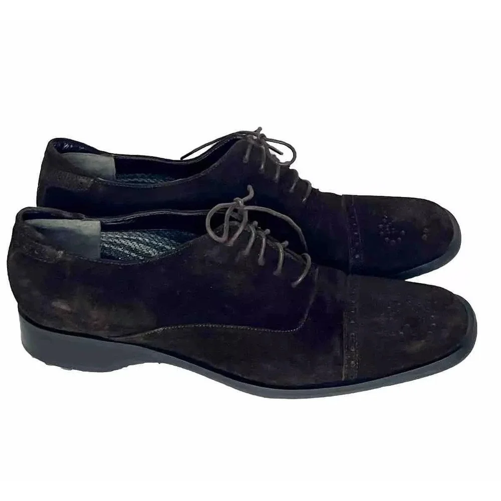 Bruno Magli Italian shoes 9.5 Brown‎ Suede never worn Women